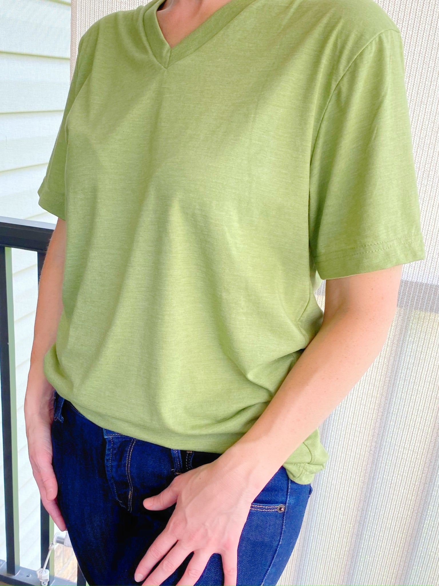 How To Turn A Round Neck T-Shirt Into A V Neck T-shirt 