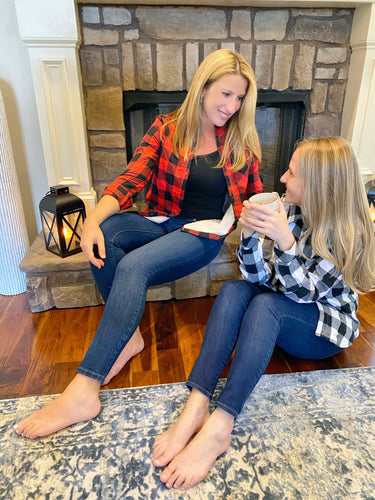 Buffalo Plaid, faux fur vest