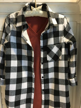 Load image into Gallery viewer, Buffalo Plaid, faux fur vest
